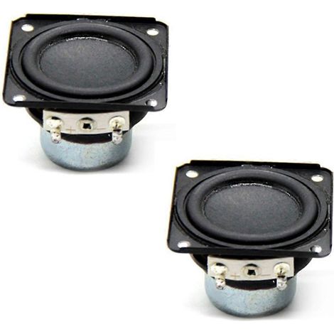 Haut-parleur audio 1,8 pouce 4 ohms 10 W 48 mm, haut-parleur multimédia avec basses profondes, mini-haut-parleur DIY avec trou de montage (1/5)