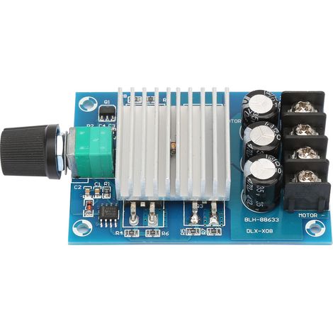 DC12V24V 30A DC Motordrehzahlreglermodul Motordrehzahlschalter Regler (1/5)