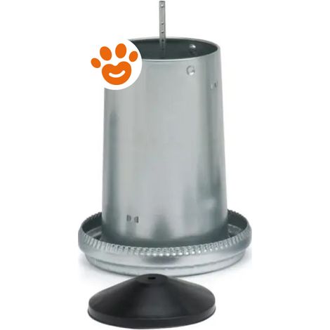 ControFratelli Mangiatoia Zincata (Capienza di 18kg) - Confezione 1 Pezzo -