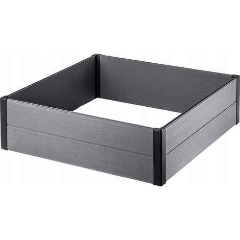 Keter Maple Garden Bed Garteneinfassung 106 x 32 cm, Grau (1/5)