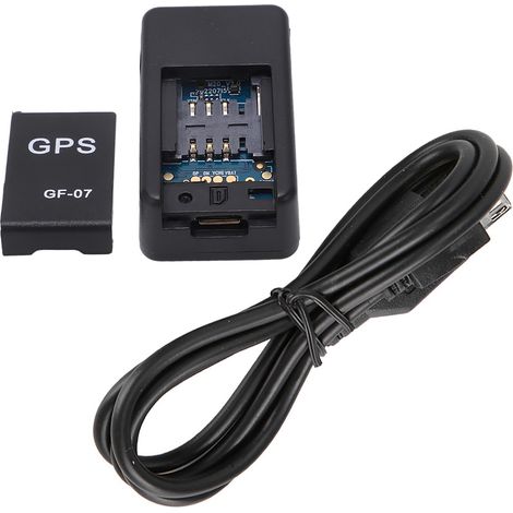 Mini localisateur d'alarme GPS GF‑07, 150mA, dispositif magnétique de suivi en temps réel GSM GPRS pour véhicule (1/5)