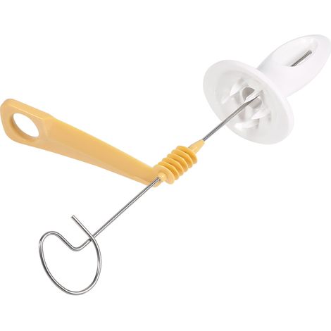 Découpeur de pommes de terre en spirale en acier inoxydable, trancheuse à tourbillon pour frites, outil de cuisine pratique, lot de 1 (1/5)