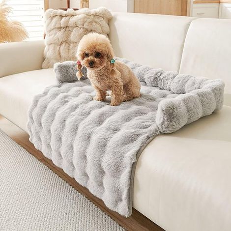 Panier/siège souple pour chien/chat avec bords surélevés/panier lavable/tapis antidérapant pour chien/siège pour chat/panier pour chat , 75 x 75 cm (1/5)