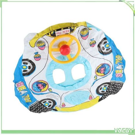 Siège flottant de natation - FAFEICY - Anneau siège bébé - PVC écologique - Dossier de soutien - Anti-bascule (1/5)