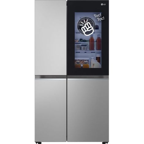 LG InstaView GSVV80PYLL frigorifero side-by-side Libera installazione 655 L E Argento