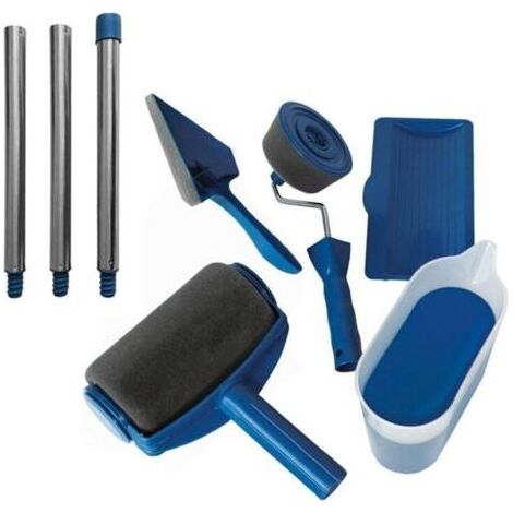 Rouleau de Peinture avec réservoir Anti-Goutte Rechargeable et Manche Extensible (1/5)