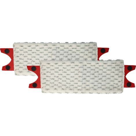 vhbw 2x lingettes compatible avec Vileda Ultramax 2in1, Ultramat 2in1 laveur de sol