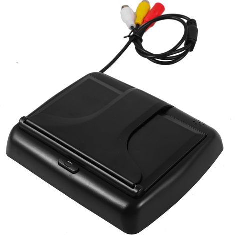 Écran Pliable 43 Pouces pour Caméra de Recul Voiture et Camion Moniteur de Caméra de Recul Haute Définition Compatible 12V-24V Écran d'Affichage Arrière Sécurisé pour Système (1/5)
