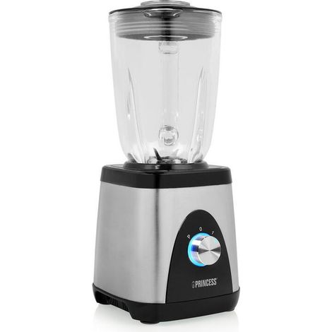 Batidora de Vaso Princess 212097 1300W Jarra Cristal 1.5L y 6 Cuchillas (1/4)
