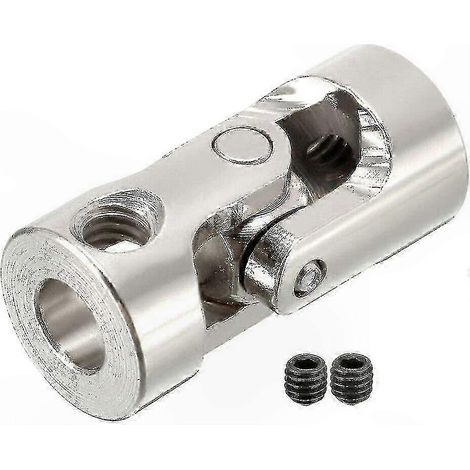 Universelles 8x8-mm-Lenkwellengelenk aus Stahl, 2-teiliges Set für Kfz- und Schiffsersatzteile, Heimwerkeranwendungen im Schiffs- und Fahrzeugbereich, hochbelastbare flexible Kupplung (1/5)