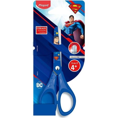 Forbici scolastiche Superman 13 cm mappate