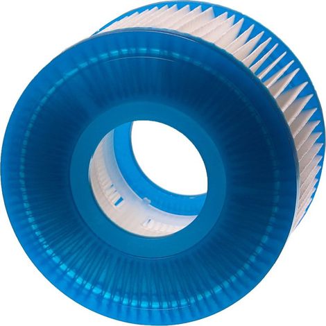 3x Cartouche filtrante type S1 compatible avec Intex PureSpa 28423E, 28443E, 28453E spa, bain à remous - Filtre de rechange, blanc / bleu (1/3)