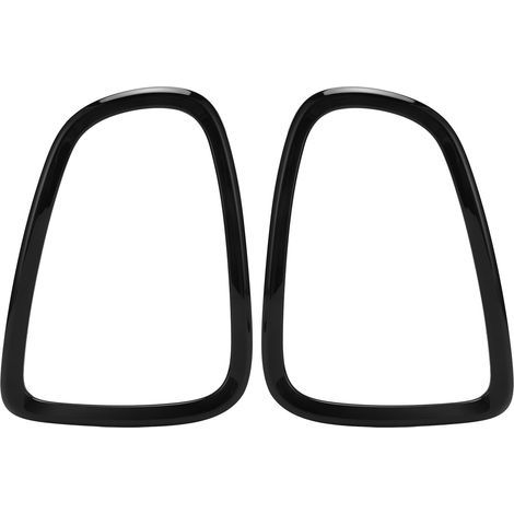 Coppia di coperture decorative per fanali posteriori Aramox, sinistra e destra, per R56 R57 R58 R59 2007-2014. Copertura fanale posteriore e faro, nero lucido (nero lucido). (1/5)