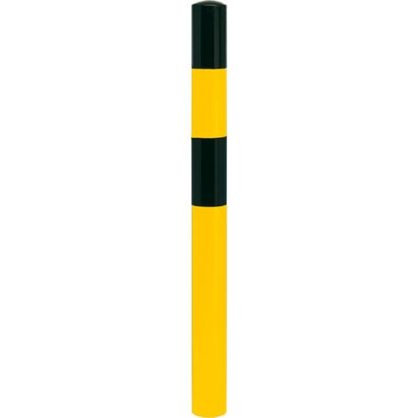 Moravia Bornes de protection en acier S noir/jaune 90 × 1600 mm (1/4)