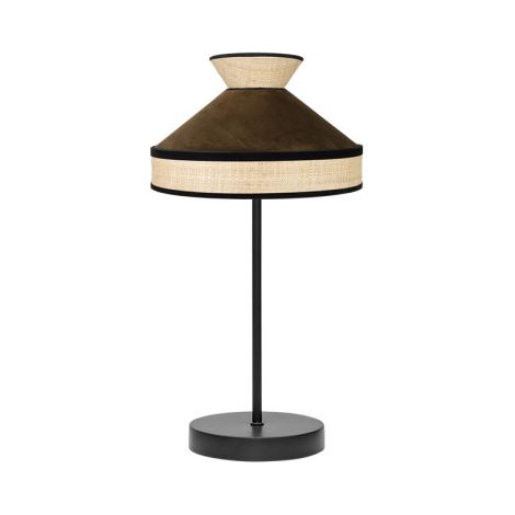 Tischlampe Fabrizio 1xe14 Natur/braun 45x20x20 cm