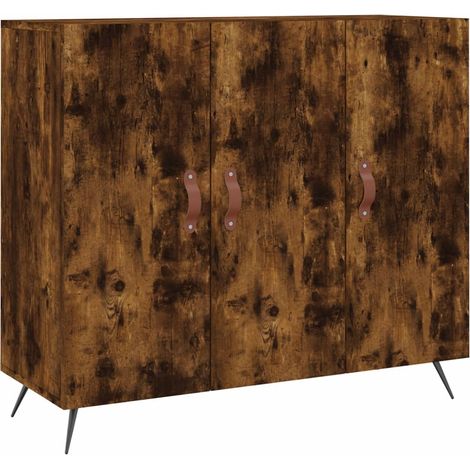 Credenza cassettiera cassettiera mobile contenitore organizer cucina soggiorno soggiorno 90 x 34 x 80 cm derivati del legno marrone 020031129