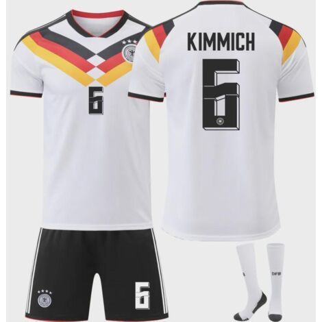 Deutsches Nationalmannschafts-Heimtrikot WM 2026, Nr. 6 Kimmich - Größe 18 (inkl. Shorts und Stutzen) (1/3)