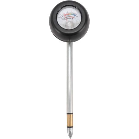 Soil moisture meter, pH and light tester for plants with nutrient sensor -
