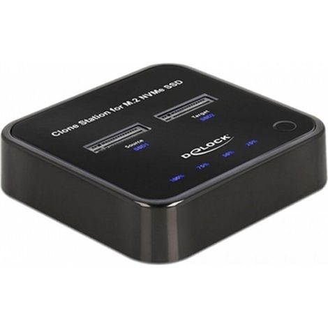 Station d'acceuil DELOCK 64177 Noir 10 Gbps