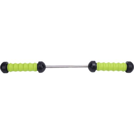 Rouleau de renforcement des poignets et avant-bras, poignée antidérapante, en TPE de qualité alimentaire, rembourré et souple, portable, vert, 15 kg (1/5)