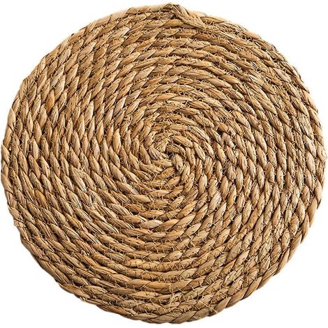 Sets de table tissés en paille naturelle, dessous de plat japonais faits main, résistants à la chaleur et antidérapants, réutilisables, pour la cuisine. (1/5)