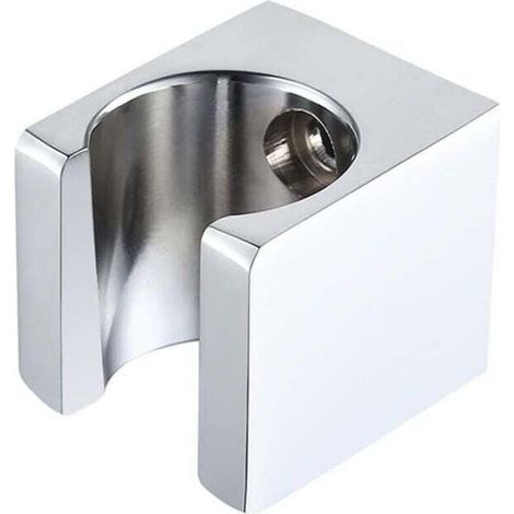Support Douche Tout en Laiton Support Douchette Mural Support Pommeau de Douche pour Baguette de Pulvérisateur à Main Pour Salle de Bain Chrome (1/5)
