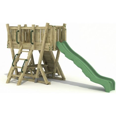 Parc Aire de Jeux Enfants Extérieure  Structure Professionnelle Usage Public et Commercial avec table EN 1176 Funni Parc II (1/5)