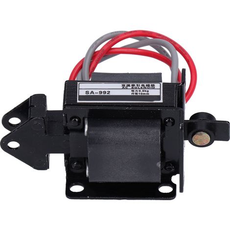 BERM Elektromagnetischer Schub-Zug-Antriebssolenoid, 0,5 kg Saugkraft, 10 mm Hub, SA‑992, 220 V AC (1/5)