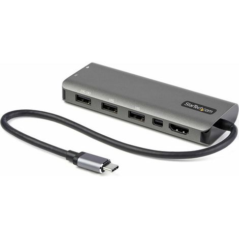 HUB Switch STARTECHCOM DKT31CMDPHPD Negro, Plata (1/4)