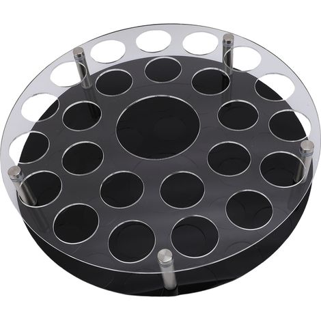 Weinglas-Tablett mit 25 Fächern, Servierorganizer aus Acryl, Flaschenpräsentation mit Mittelschlitz, ideal für Partys, Bars und Clubs. (1/5)