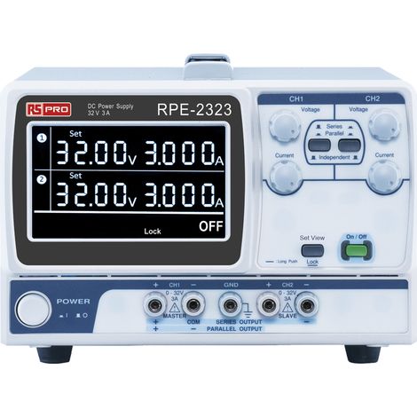 Alimentation de laboratoire, 0 32V, 3A, 2 sorties 192W ( Prix pour 1 )