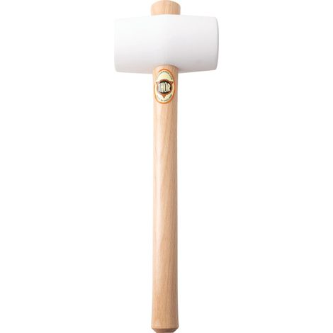 Thor 61-953W White Rubber Mallet 64mm 675g Non-Marking Head