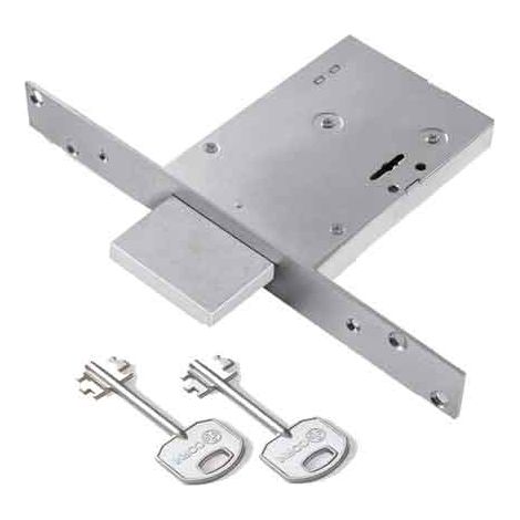 SERRATURA A DOPPIA MAPPA INFERRIATE ART. 8TD1004 YALE E60 - versione KA - scatola 113x82 mm - YALE