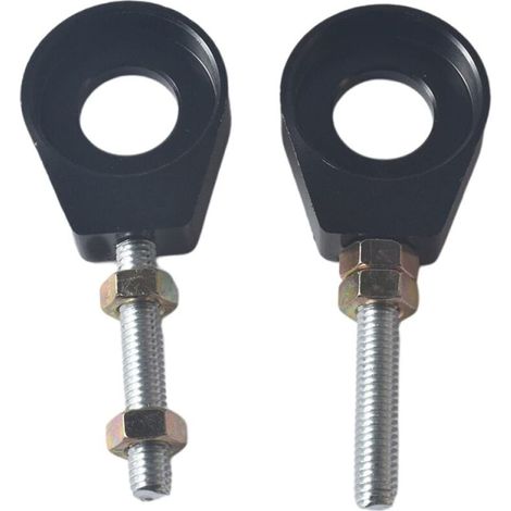 Tendicatena nero da 15 mm compatibile con mini moto, quad, pit bike e motociclette Coleman CT200U, Baja Warrior MB165, MB200 Trail, Motovox MBX10, MBX11 (196 cc, 6,5 CV), CRF50 e XR70 (50-125 cc) (1/4)