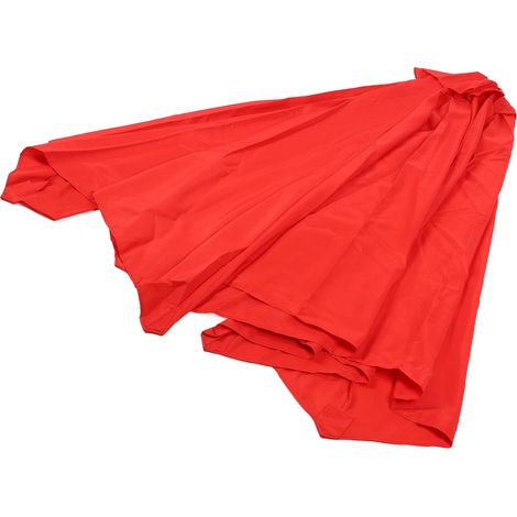 Toile de rechange pour parasol déporté, protection solaire et imperméable, diamètre 118,1 pouces (3 m), rouge. (1/5)