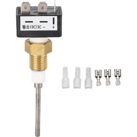Wasserstandsanzeiger mit Alarm für Dieselgeneratortank, 1/4-NPT-Flüssigkeitssensor, 5–35 V DC (1/5)