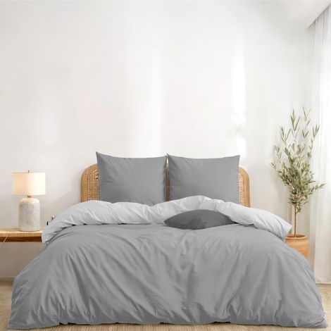 Housse de Couette 200x200 avec 2 Taies d'oreiller 65x65 cm (1/5)