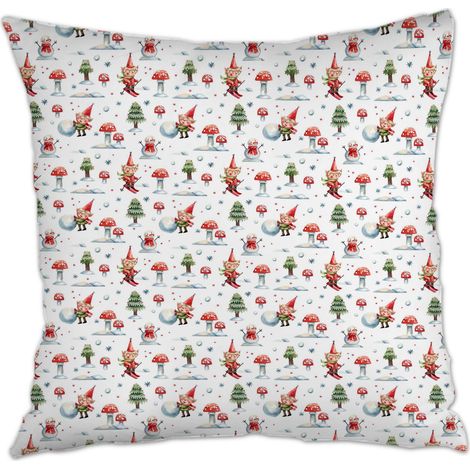 Housse de coussin carrée standard 45x45cm lavable en machine pour salon, chambre (1/5)