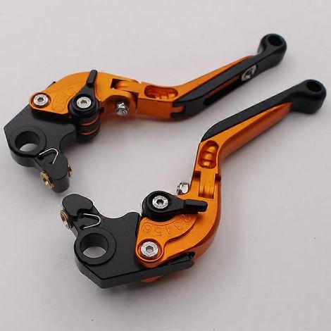 Poignée de frein pour moto Ducati Monster 795, levier de frein modifié en alliage d'aluminium 796 (orange) (1/4)