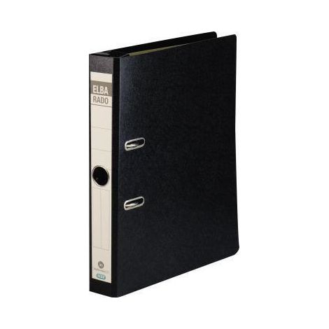 ELBA Hängeordner rado 100081046 DIN A4 50mm Hartpappe schwarz (1/2)