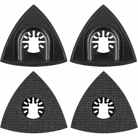 Platorello e tampone abrasivo - Accessorio per platorello abrasivo multiutensile Delta, lama multiutensile, accessorio per utensile oscillante per utensili elettrici Worx Mikita Dewalt, Worx (1/5)