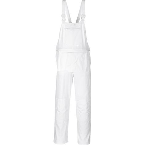 Peto Painters Bolton - Protección y Comodidad para Pintores - Blanco - Talla M