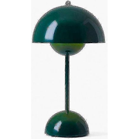Lámpara de mesa recargable con forma de flor, estilo nórdico, luz nocturna para dormitorio. (1/4)