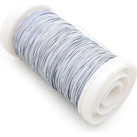 Blumendraht – Glatt – Weiß – 100 m (1/2)