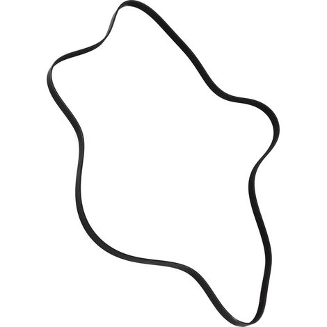 Courroie d'accessoires 6PK2345 en caoutchouc renforcé, cordes de traction résistantes, compatible Express 2500, 3500, 4500, compresseur AC, transmission robuste. (1/5)