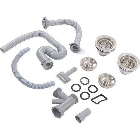 Sink Drain Accessory: Sink Drain Hose, Sink Drain and Double Drain for Bathroom