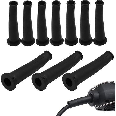 Lot de 10 protections de câble pour meuleuses d'angle, 75 x 9 mm, manchon de câble en caoutchouc, gestion des câbles, perceuse électrique, outils électriques (1/5)