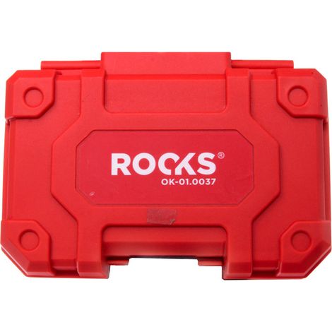 Set di punte e utensili per avvitatore a impulsi ROOKS MASTER-TORQUE da 37 pezzi (codice OK-01.0037)