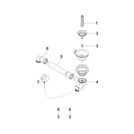Dornbracht 04110105500-86 Garniture de vidange Pièces détachées