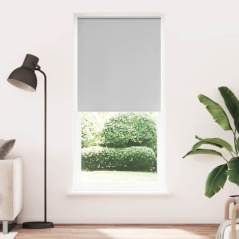 Store occultant à enrouleur 84,4 x 230 cm, largeur du tissu 80 cm, gris (1/5)
